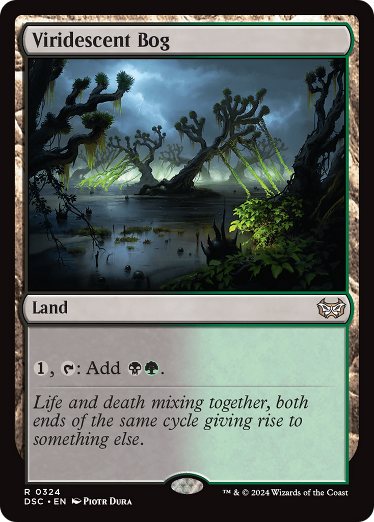 Magic: The Gathering - Viridescent Bog - Duskmourn: House of Horror Commander