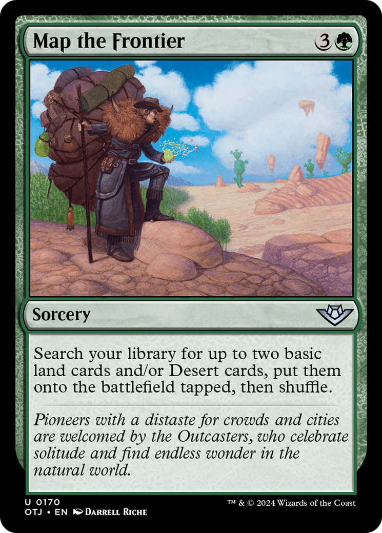 Magic: The Gathering - Map the Frontier Foil - Outlaws of Thunder Junction