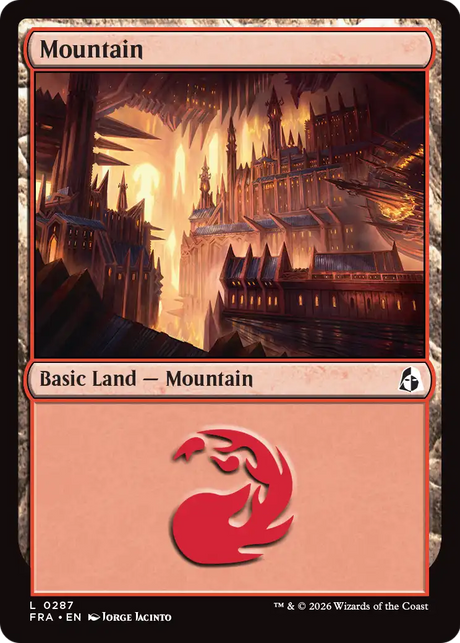 Magic: The Gathering - Mountain #287 Foil - Reality Fracture
