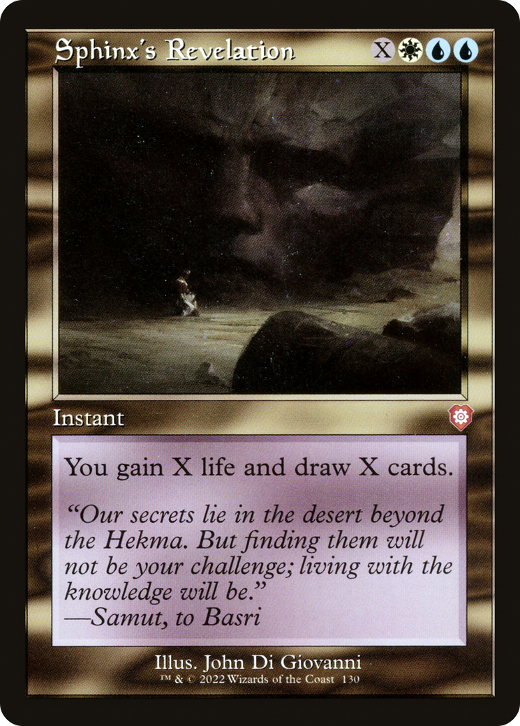 Magic: The Gathering - Sphinx's Revelation - The Brothers' War Commander