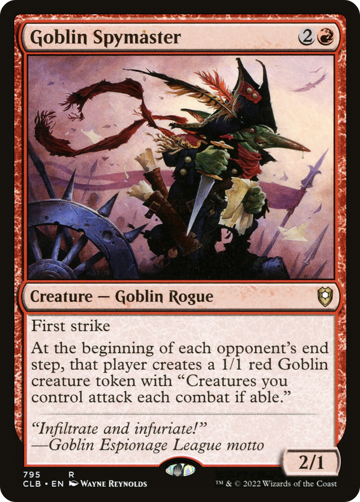 Magic: The Gathering - Goblin Spymaster - Commander Legends: Battle for Baldur's Gate