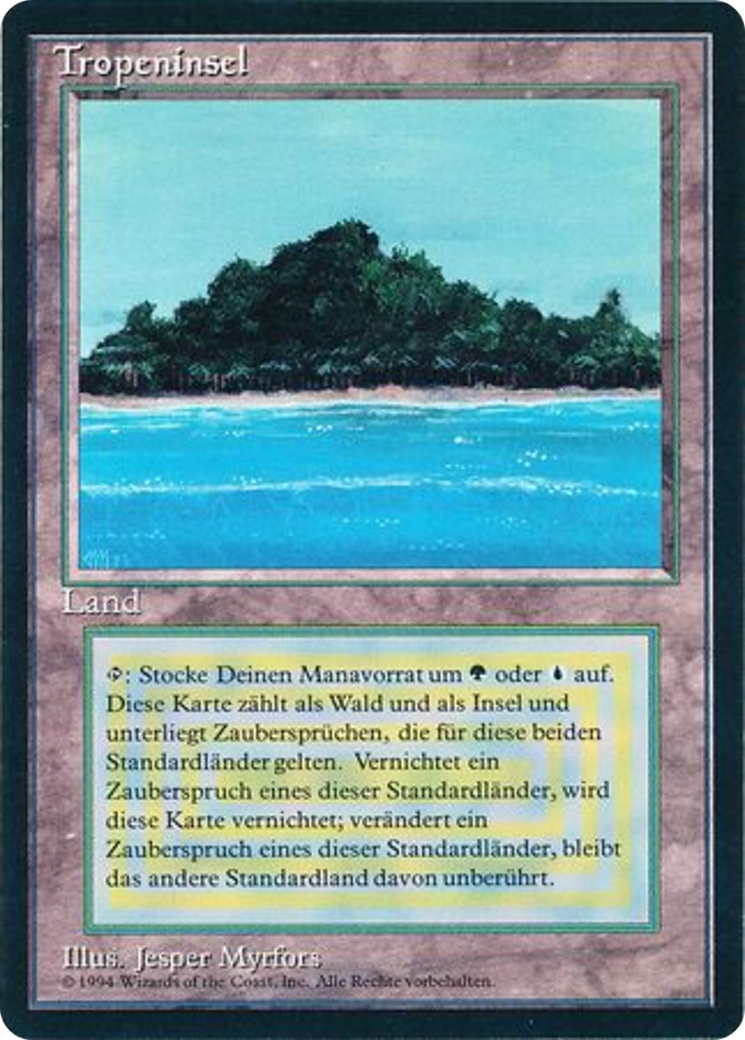 Magic: The Gathering - Tropeninsel - Foreign Black Border