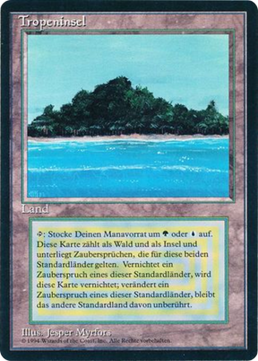 Magic: The Gathering - Tropeninsel - Foreign Black Border