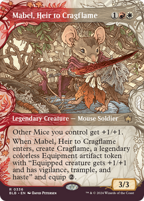 Magic: The Gathering - Mabel, Heir to Cragflame Foil - Bloomburrow