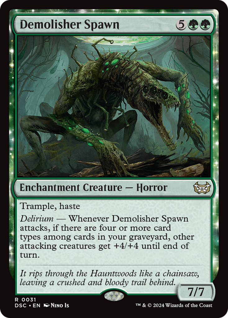 Magic: The Gathering - Demolisher Spawn - Duskmourn: House of Horror Commander