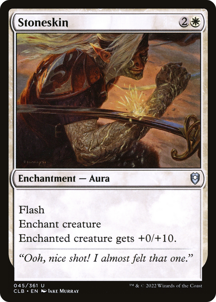 Magic: The Gathering - Stoneskin - Commander Legends: Battle for Baldur's Gate