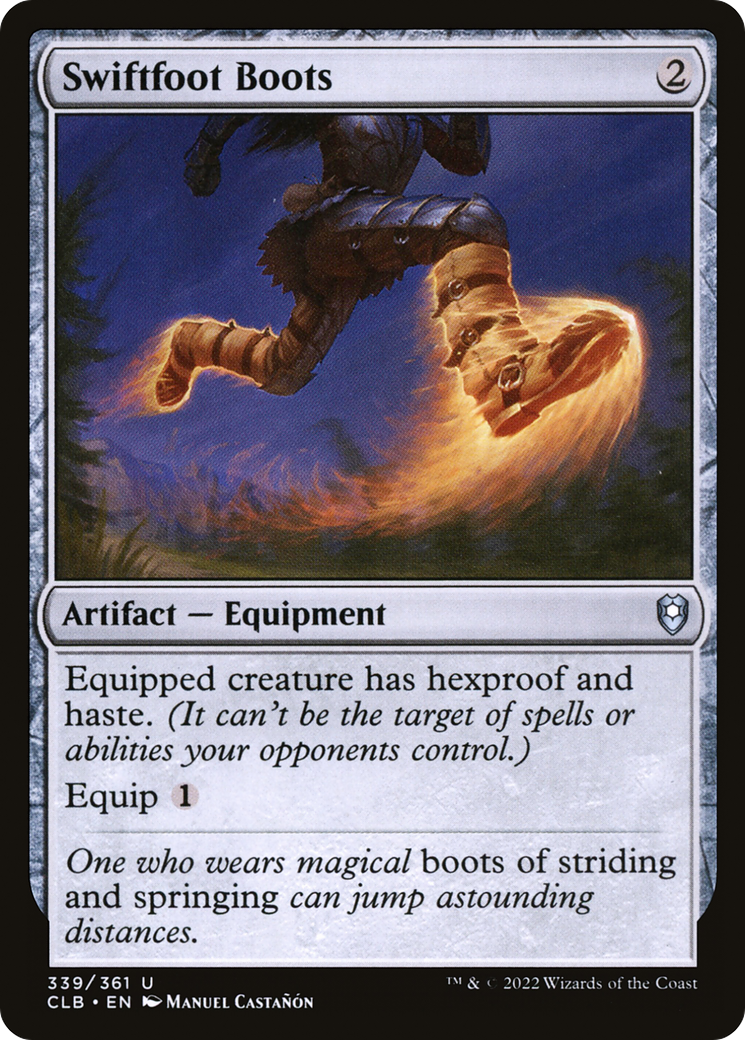 Magic: The Gathering - Swiftfoot Boots - Commander Legends: Battle for Baldur's Gate