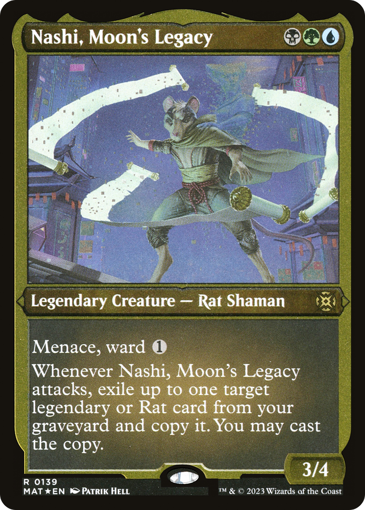 Magic: The Gathering - Nashi, Moon's Legacy Foil - March of the Machine: The Aftermath