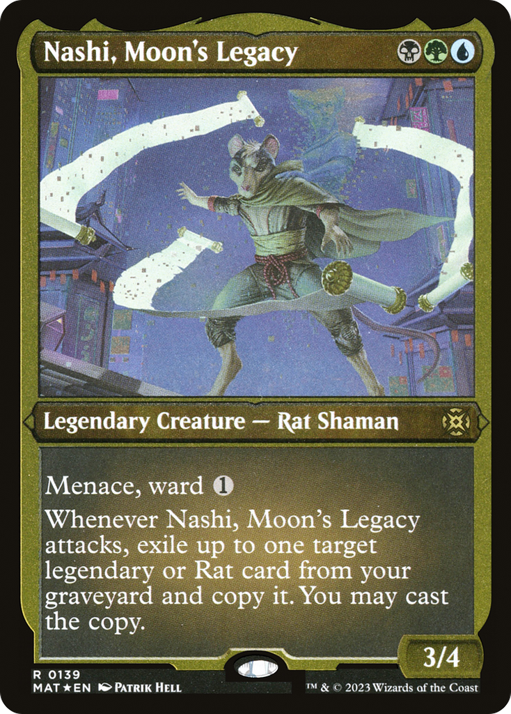 Magic: The Gathering - Nashi, Moon's Legacy Foil - March of the Machine: The Aftermath