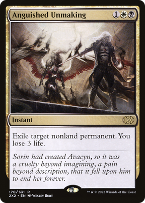 Magic: The Gathering - Anguished Unmaking Foil - Double Masters 2022