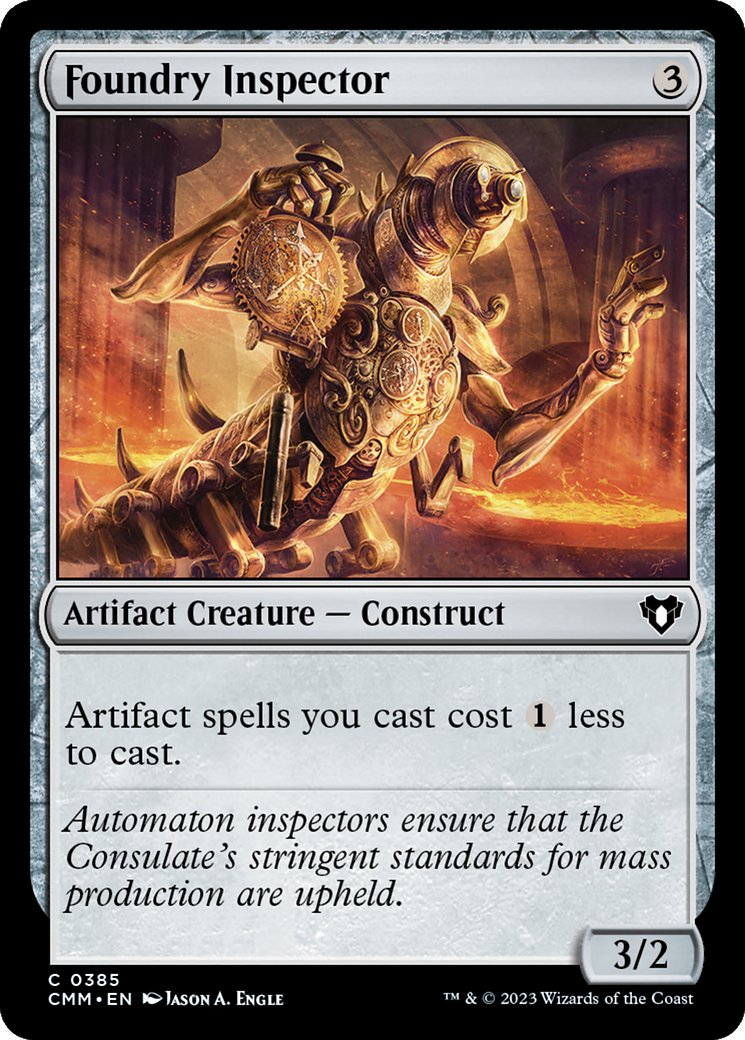 Magic: The Gathering - Foundry Inspector Foil - Commander Masters