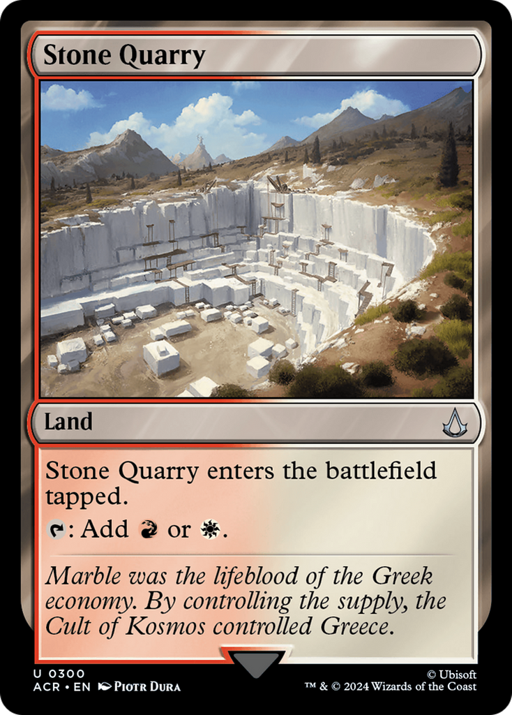 Magic: The Gathering - Stone Quarry - Assassin's Creed