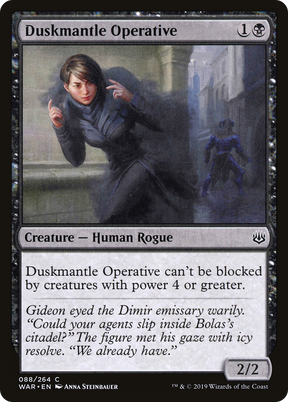Magic: The Gathering - Duskmantle Operative Foil - War of the Spark