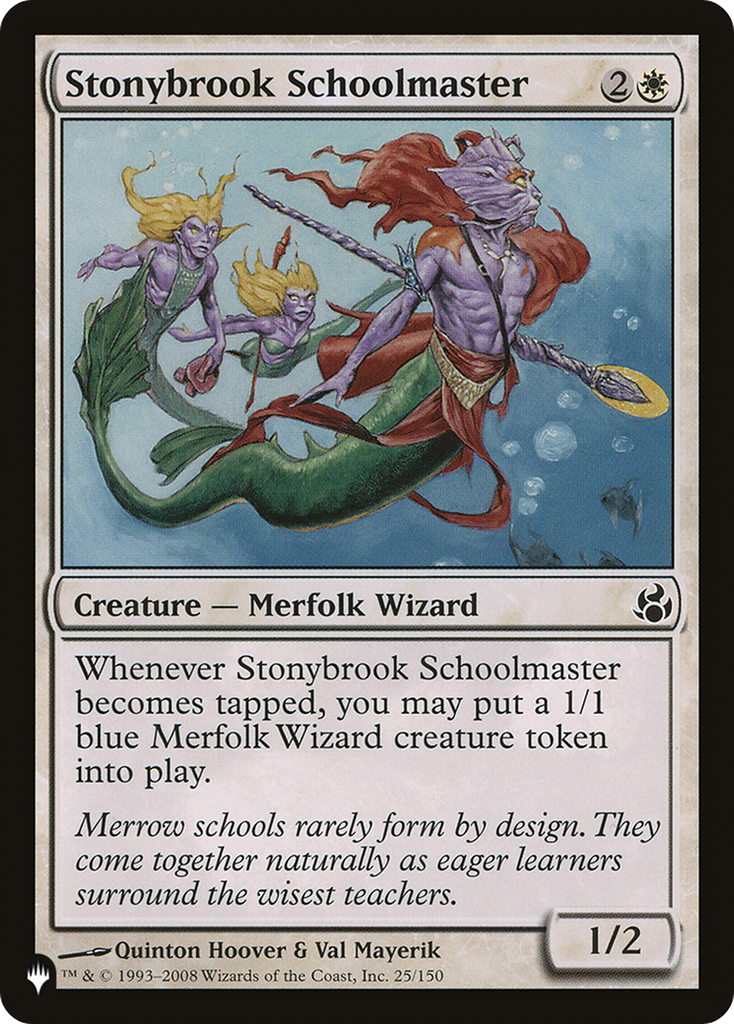 Magic: The Gathering - Stonybrook Schoolmaster - The List