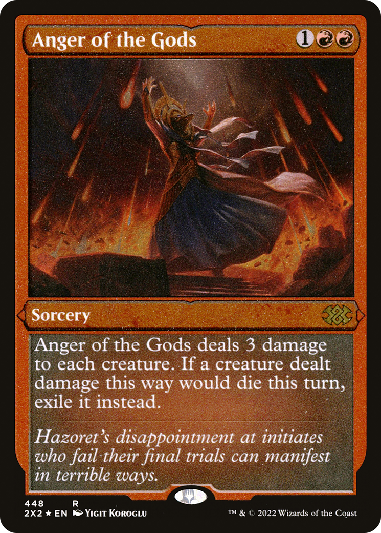 Magic: The Gathering - Anger of the Gods Foil - Double Masters 2022