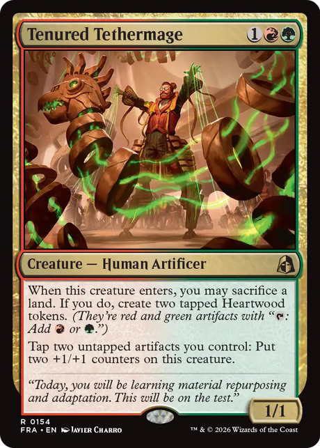 Magic: The Gathering - Tenured Tethermage Foil - Reality Fracture