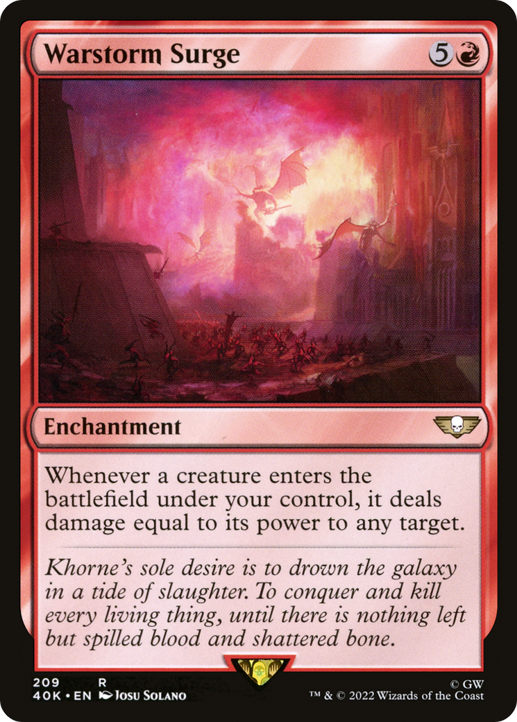 Magic: The Gathering - Warstorm Surge - Warhammer 40000 Commander