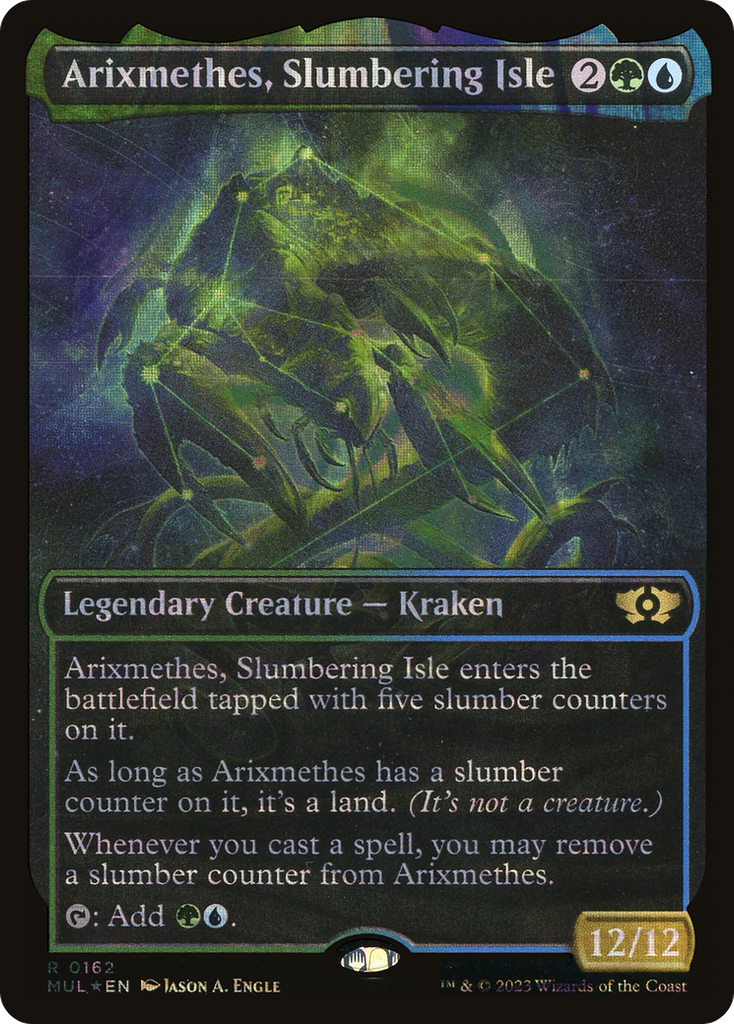 Magic: The Gathering - Arixmethes, Slumbering Isle Foil - Multiverse Legends