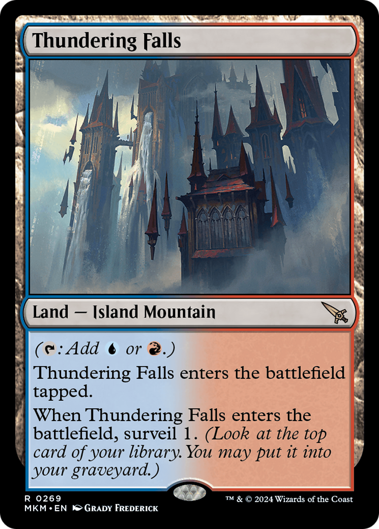 Magic: The Gathering - Thundering Falls Foil - Murders at Karlov Manor