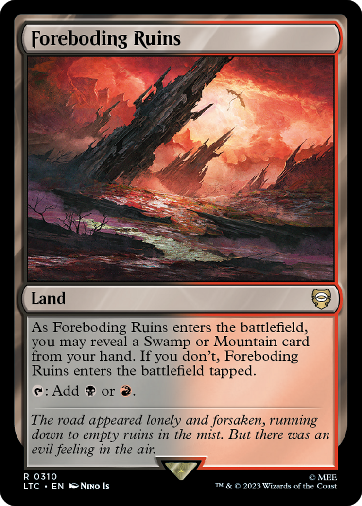 Magic: The Gathering - Foreboding Ruins - Tales of Middle-earth Commander