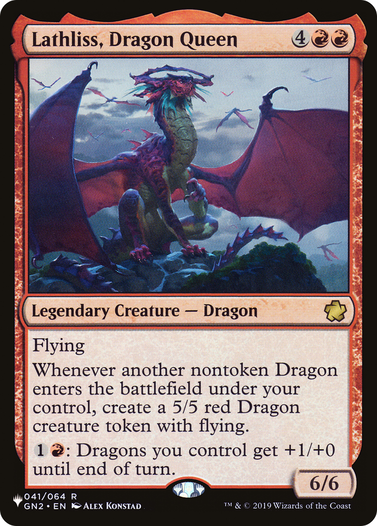 Magic: The Gathering - Lathliss, Dragon Queen - The List