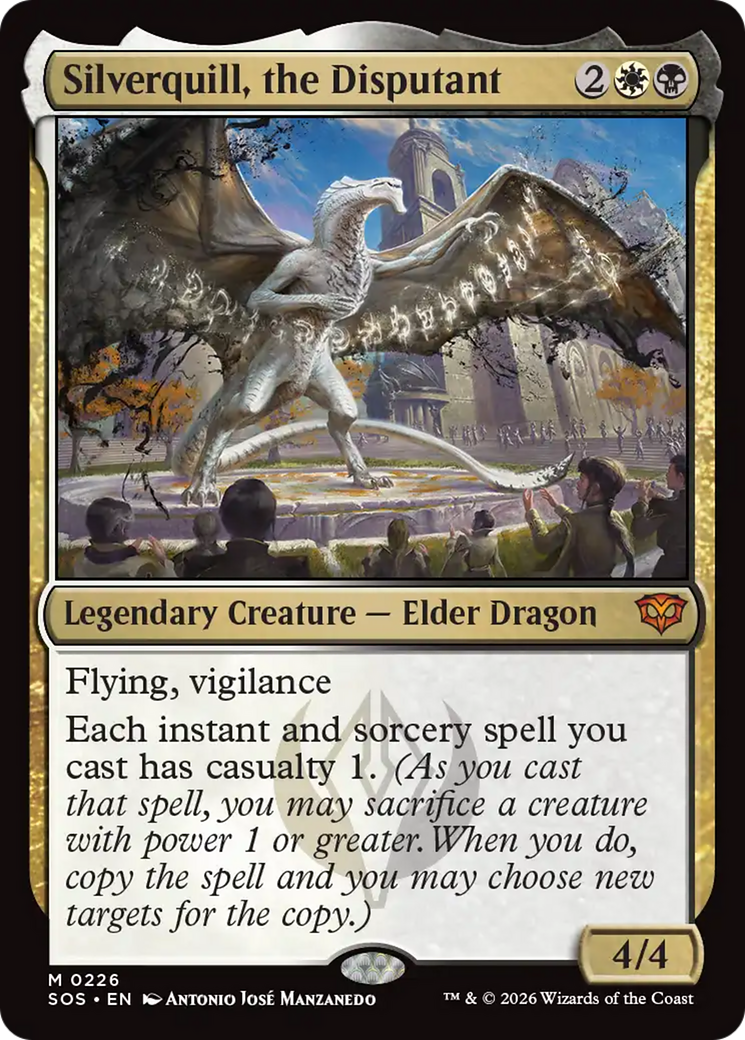Magic: The Gathering - Silverquill, the Disputant - Secrets of Strixhaven