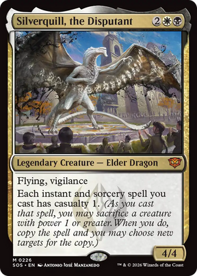 Magic: The Gathering - Silverquill, the Disputant - Secrets of Strixhaven
