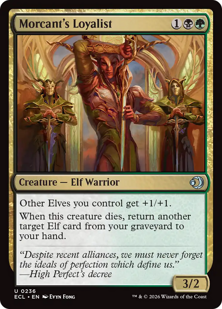 Magic: The Gathering - Morcant's Loyalist Foil - Lorwyn Eclipsed