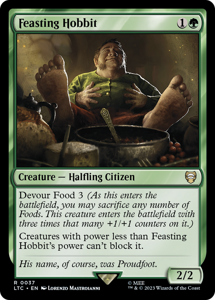 Magic: The Gathering - Feasting Hobbit - Tales of Middle-earth Commander