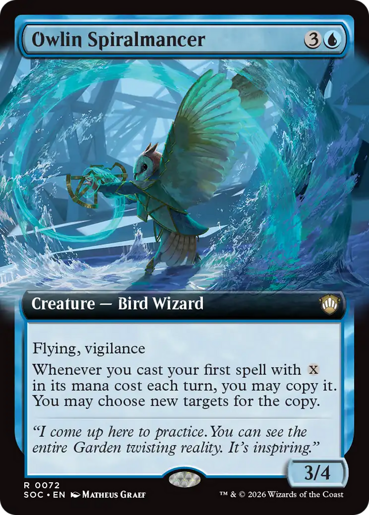 Magic: The Gathering - Owlin Spiralmancer - Secrets of Strixhaven Commander