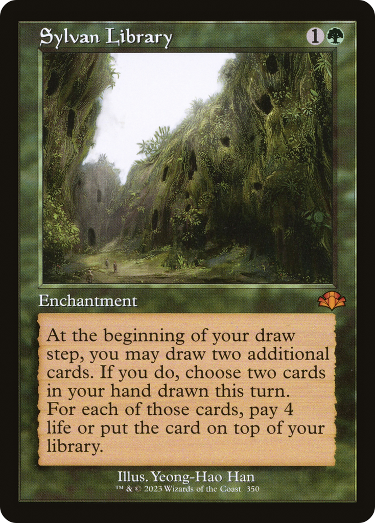 Magic: The Gathering - Sylvan Library Foil - Dominaria Remastered