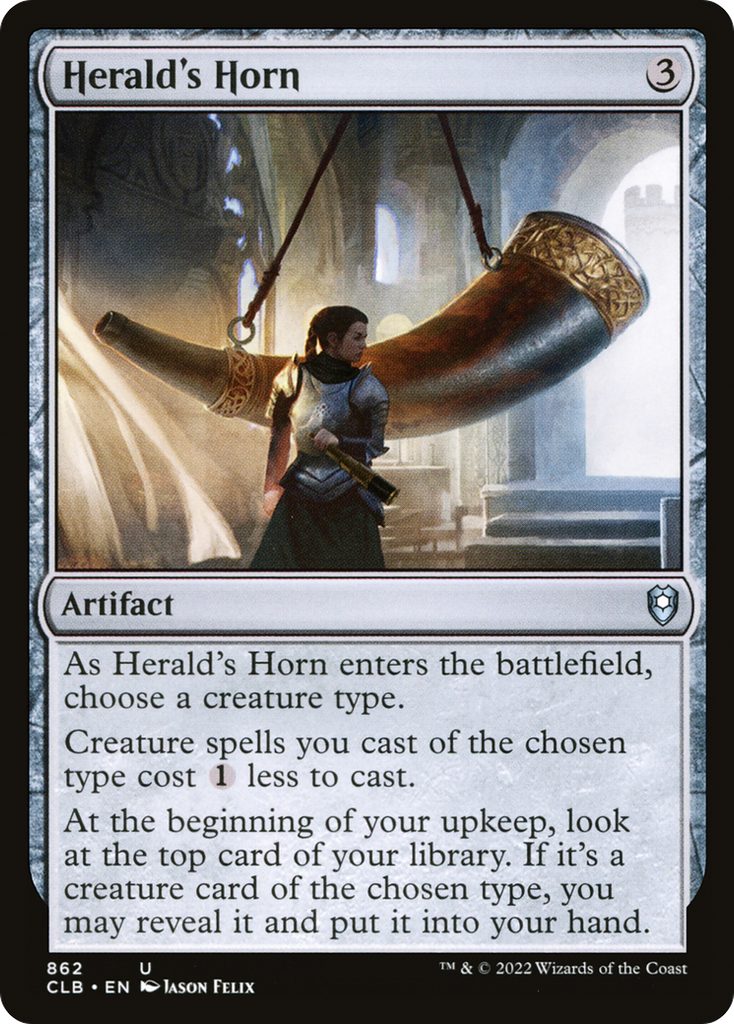 Magic: The Gathering - Herald's Horn - Commander Legends: Battle for Baldur's Gate