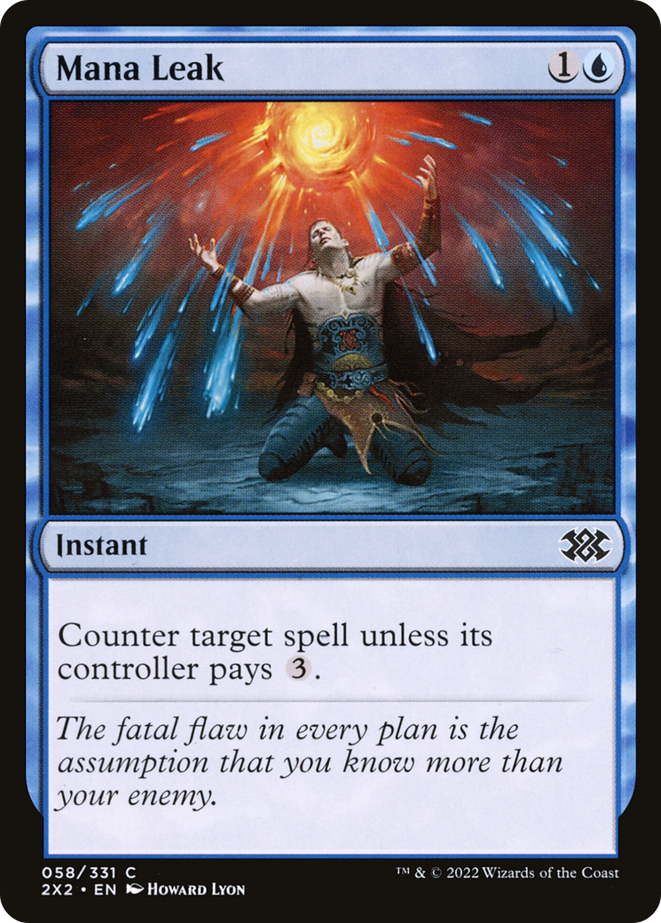 Magic: The Gathering - Mana Leak Foil - Double Masters 2022