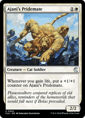 Magic: The Gathering - Ajani's Pridemate - Ravnica: Clue Edition