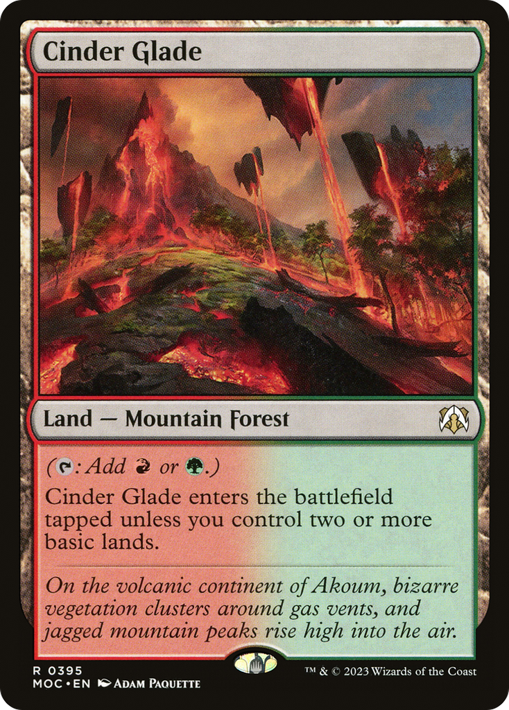 Magic: The Gathering - Cinder Glade - March of the Machine Commander