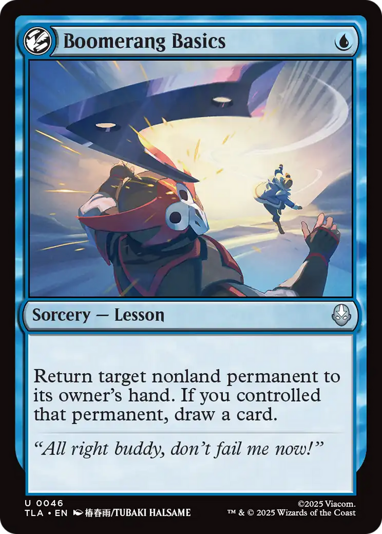 Magic: The Gathering - Boomerang Basics Foil - Avatar: The Last Airbender