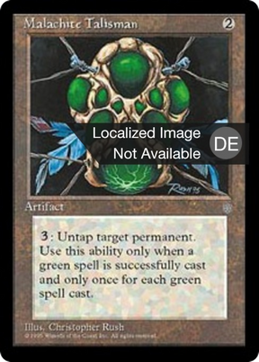 Magic: The Gathering - Malachittalisman - Ice Age