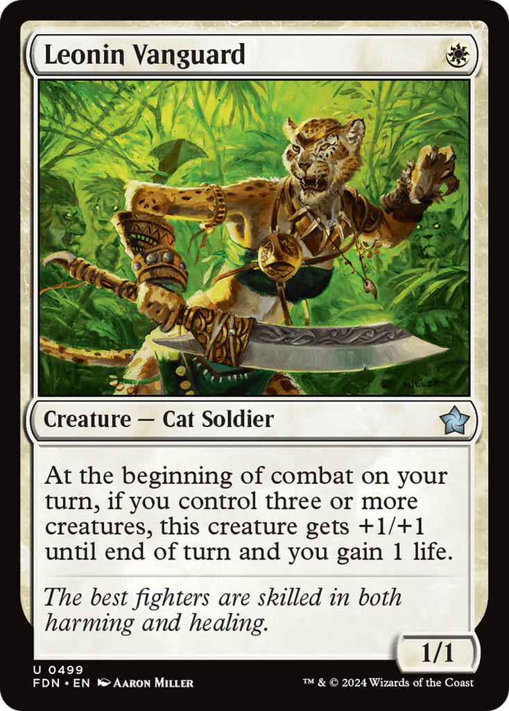 Magic: The Gathering - Leonin Vanguard - Foundations