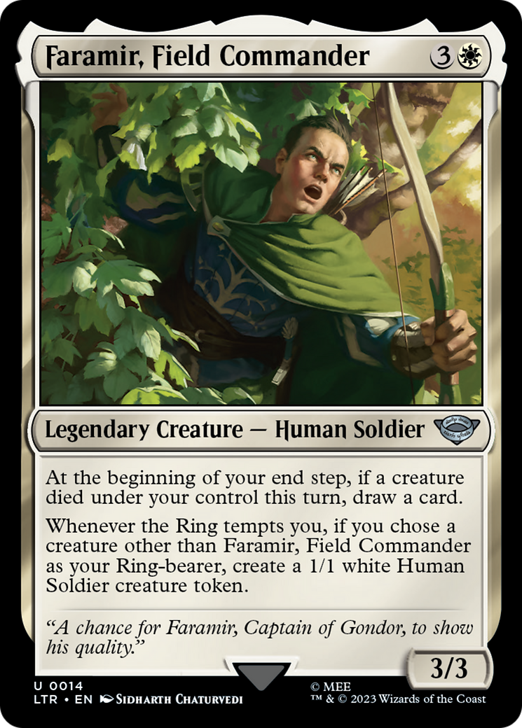 Magic: The Gathering - Faramir, Field Commander Foil - The Lord of the Rings: Tales of Middle-earth