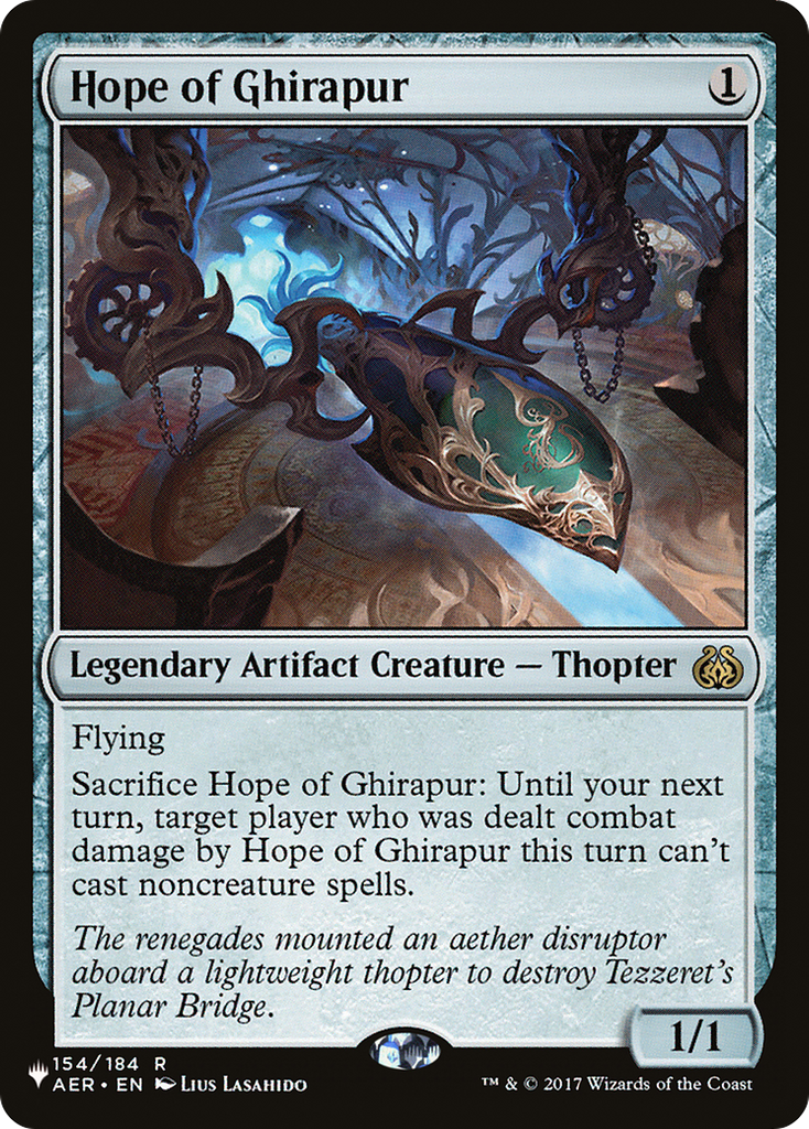 Magic: The Gathering - Hope of Ghirapur - The List