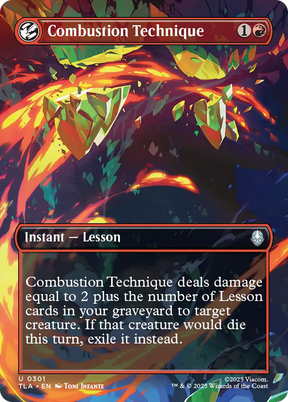 Magic: The Gathering - Combustion Technique - Avatar: The Last Airbender