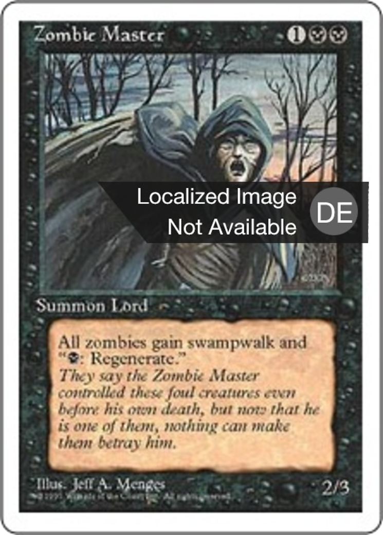 Magic: The Gathering - Zombiemeister - Fourth Edition