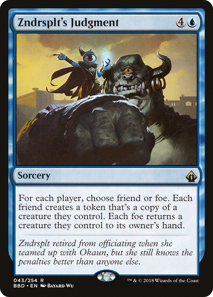 Magic: The Gathering - Zndrsplt's Judgment Foil - Battlebond