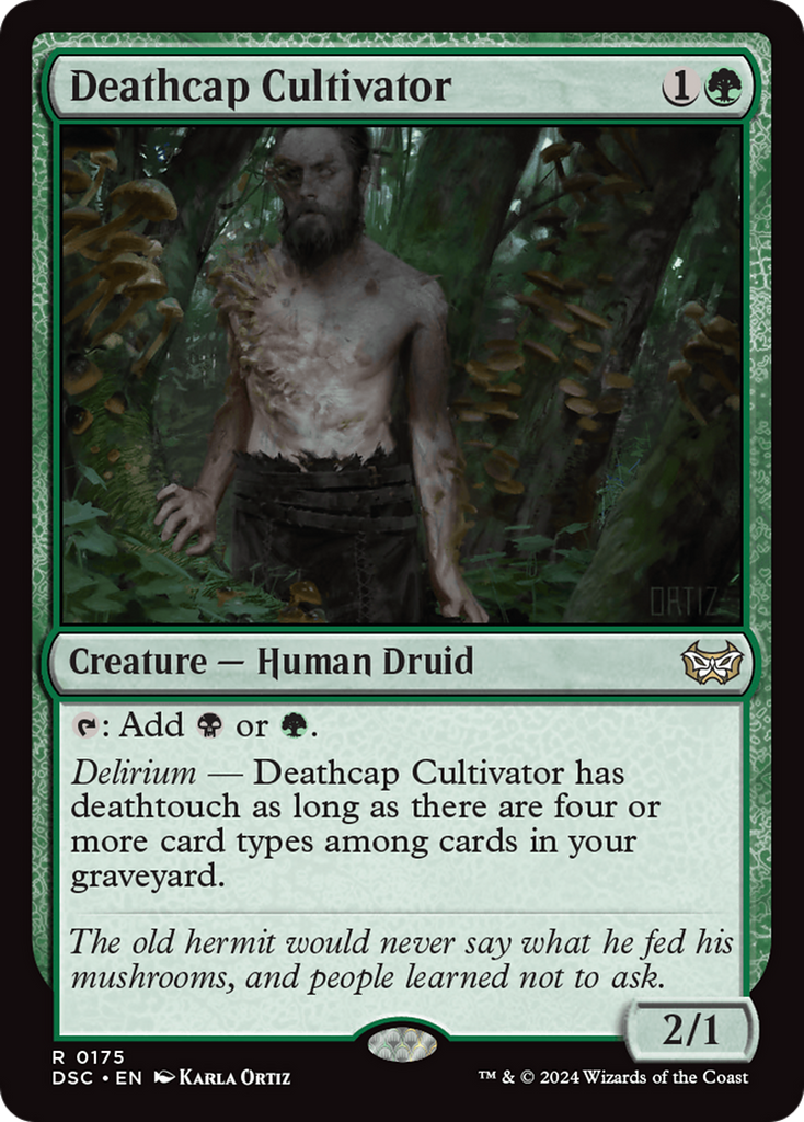 Magic: The Gathering - Deathcap Cultivator - Duskmourn: House of Horror Commander