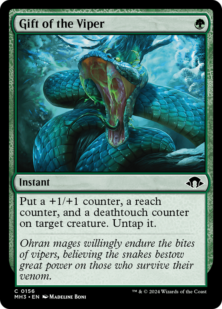 Magic: The Gathering - Gift of the Viper Foil - Modern Horizons 3