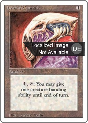 Magic: The Gathering - Katzuks Helm - Revised Edition