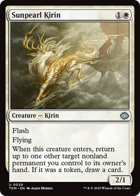 Magic: The Gathering - Sunpearl Kirin Foil - Tarkir: Dragonstorm