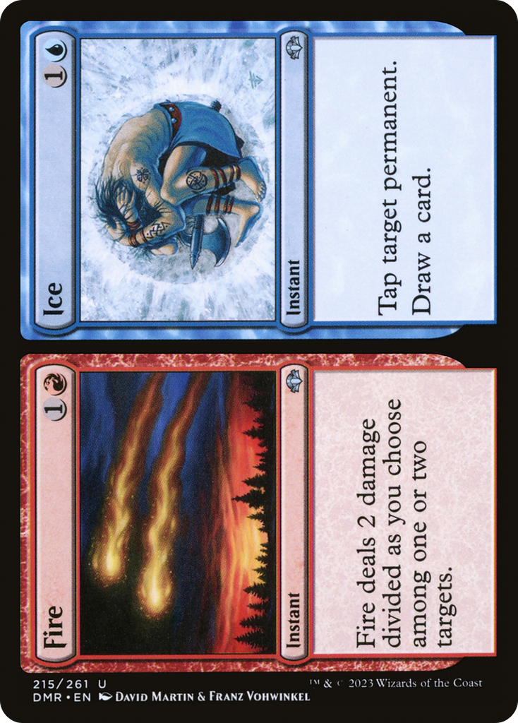 Magic: The Gathering - Fire // Ice Foil - Dominaria Remastered