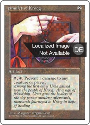 Magic: The Gathering - Amulett aus Kroog - Fourth Edition