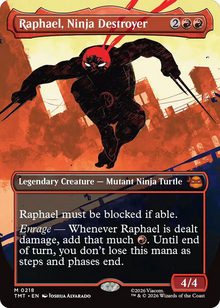 Magic: The Gathering - Raphael, Ninja Destroyer - Teenage Mutant Ninja Turtles